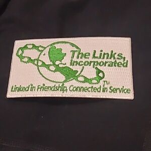The Links, Incorporated Embroidered Patch - Green And White